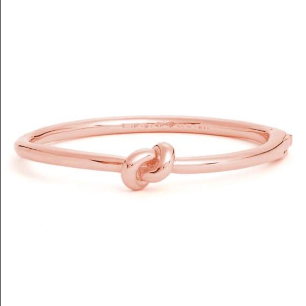 Kate ♠️ Spade Rose Gold Sailors Knot Bangle